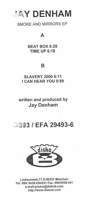Jay Denham - Smoke And Mirrors EP