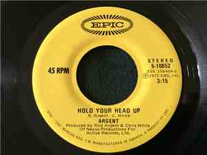 Argent - Hold Your Head Up
