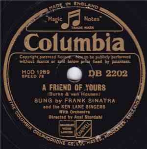 Frank Sinatra - A Friend Of Yours