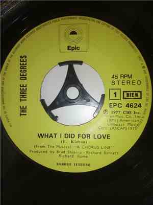 The Three Degrees - What I Did For Love / Macaroni Man