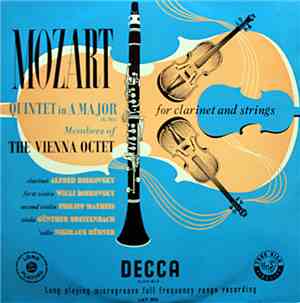 Mozart, Members Of The Vienna Octet - Quintet In A Major For Clarinet And S ...