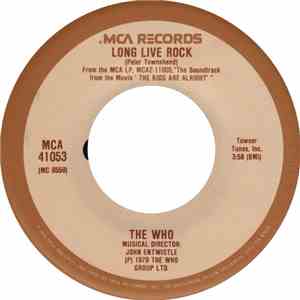 The Who - Long Live Rock / My Wife