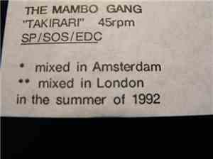 The Mambo Gang - Takirari
