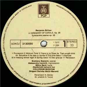 Benjamin Britten, André Caplet - A Ceremony Of Carols, Op. 28 / Messe A Tro ...