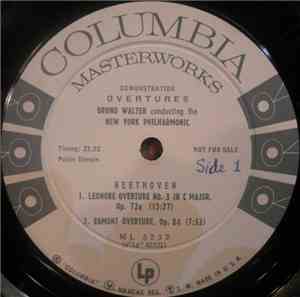 Bruno Walter Conducting The New York Philharmonic Orchestra / Beethoven, Br ...