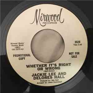 Jackie Lee And Delores Hall - Whether It's Right Or Wrong