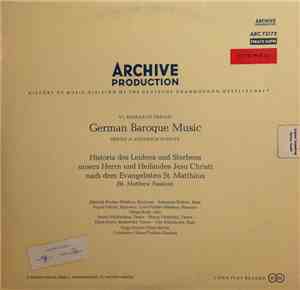 Heinrich Schütz - Dietrich Fischer-Dieskau • Hugo-Distler-Chor Berlin • Kla ...