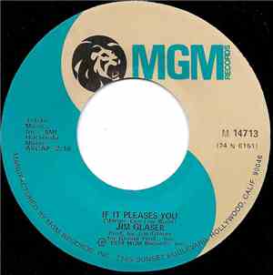 Jim Glaser - If It Pleases You / Fool Passin' Through