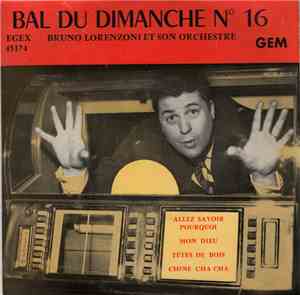 Bruno Lorenzoni Et Son Orchestre - Bal Du Dimanche n°16