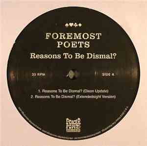 Foremost Poets - Reasons To Be Dismal?