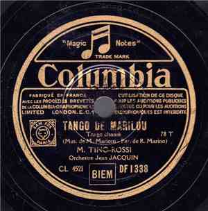 M. Tino-Rossi - Tango De Marilou