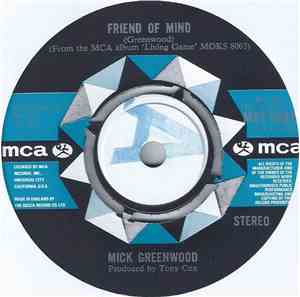 Mick Greenwood  - Friend Of Mind