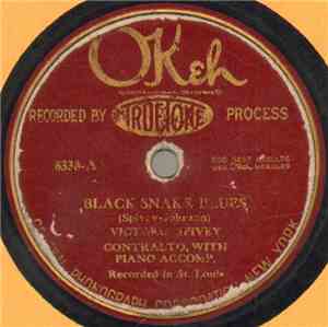 Victoria Spivey - Black Snake Blues / No More Jelly Bean Blues