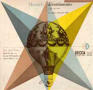 Wolfgang Amadeus Mozart, Bel Arte Trio - Divertimento In E Flat Major, K 56 ...