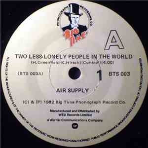 Air Supply - Two Less Lonely People In The World