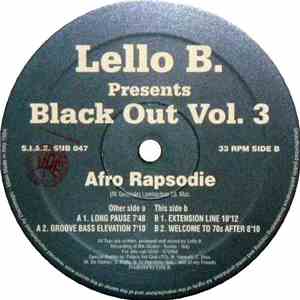 Lello B. Presents Black Out Vol. 3 - Afro Rapsodie