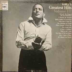 Tony Bennett - Tony's Greatest Hits Volume III