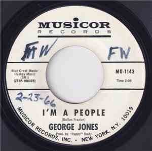 George Jones  - I'm A People / I Woke Up From Dreaming