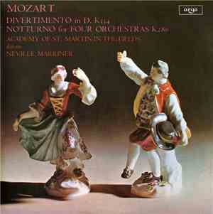 Mozart, Academy Of St. Martin-in-the-Fields, Neville Marriner - Divertiment ...