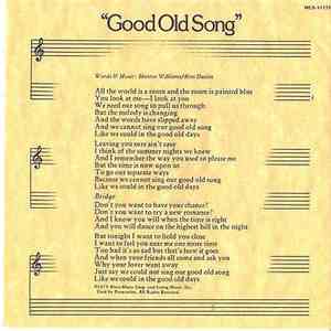 Dobie Gray - Good Old Song