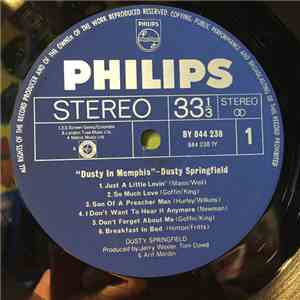 Dusty Springfield - Dusty In Memphis