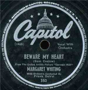 Margaret Whiting With Orchestra Conducted By Frank DeVol - Beware My Heart  ...