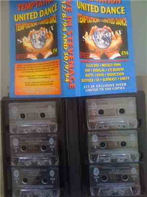 Various - Temptation And United Dance - Live In Stevenage 12/8/94 And 30/9/ ...