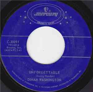 Dinah Washington - Unforgettable / Love Walked In