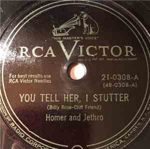 Homer And Jethro - You Tell her, I Stutter/ Does the Spearmint Lose its Fla ...