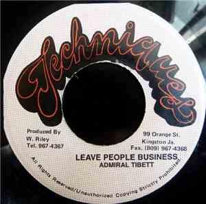 Admiral Tibett - Leave People Business