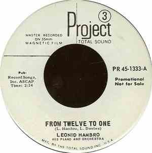 Leonid Hambro, His Piano And Orchestra - From Twelve To One