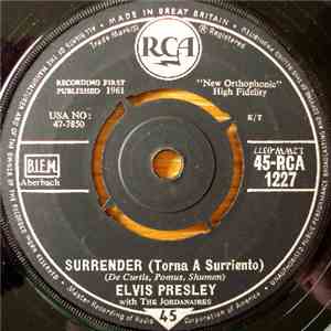 Elvis Presley With The Jordanaires - Surrender (Torna A Surriento)
