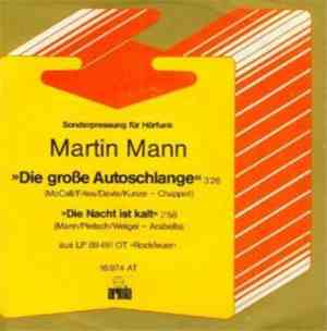 Martin Mann - Die Große Autoschlange / Die Nacht Ist Kalt