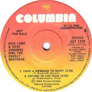 Nick Lowe & Dave Edmunds - Nick Lowe & Dave Edmunds Sing The Everly Brother ...