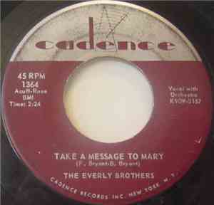 The Everly Brothers - Take A Message To Mary / Poor Jenny