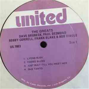 Dave Brubeck, Paul Desmond, Bobby Correll, Frank Blake  & Bob Kindle - The  ...