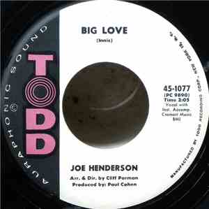Joe Henderson  - Big Love