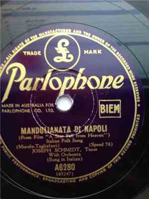 Joseph Schmidt - Mandulianata Di Napoli / A Star Fell From Heaven