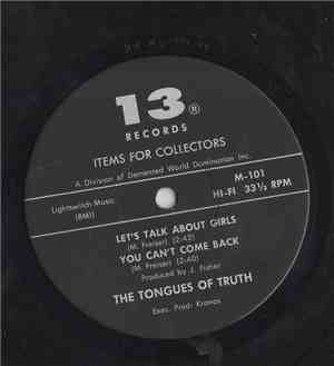 The Tongues Of Truth - Let's Talk About Girls + 3