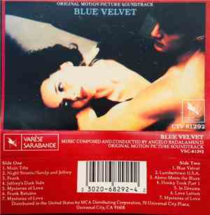 Angelo Badalamenti - Blue Velvet (Original Motion Picture Soundtrack)