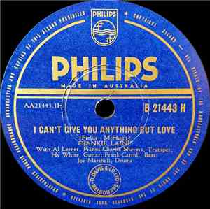 Frankie Laine - I Can't Give You Anything But Love / Keepin' Out Of Mischie ...