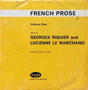 Georges Riquier And Lucienne Le Marchand - French Prose Volume One
