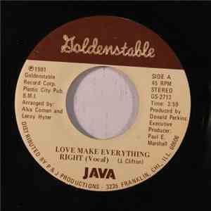 JAVA  - Love Make Everything Right