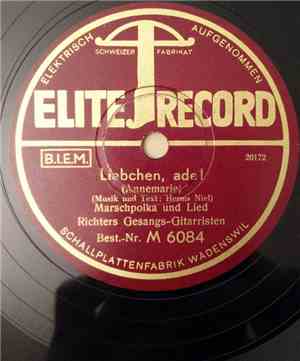 Richters Gesangs-Gitarristen / Rolands Lautensänger - Liebchen, Ade ! / Im  ...