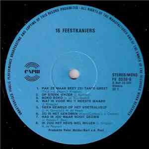 Unknown Artist - 16 Feestkanjers