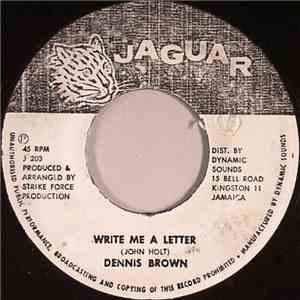 Dennis Brown / Mafia & Fluxy & The Aggrovators - Write Me A Letter