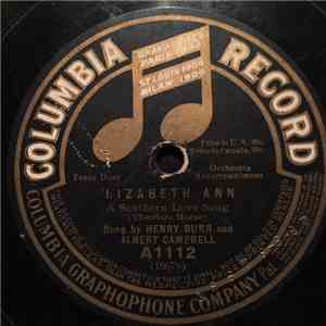 Henry Burr And Albert Campbell / Arthur Collins And Byron G. Harlan - 'Liza ...