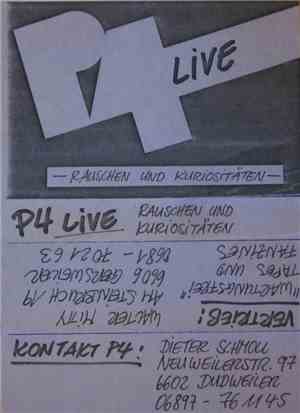 P4  - Live - Rauschen Und Kuriositäten