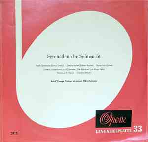 Adolf Wreege Mit Seinem RIAS-Orchester - Serenaden Der Sehnsucht