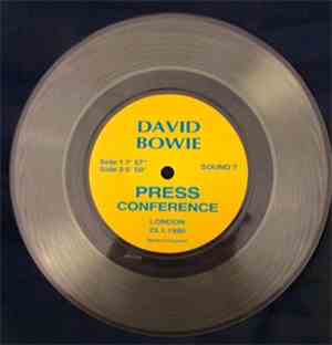 David Bowie - Sound + Vision Press Conference London 23.1.90